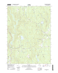 Westhampton, Massachusetts 2015 () USGS Old Topo Map Reprint 7x7 MA Quad
