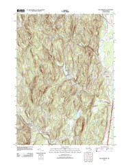 Williamsburg, Massachusetts 2012 () USGS Old Topo Map Reprint 7x7 MA Quad