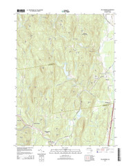 Williamsburg, Massachusetts 2015 () USGS Old Topo Map Reprint 7x7 MA Quad