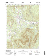 Williamstown, Massachusetts 2018 () USGS Old Topo Map Reprint 7x7 MA Quad