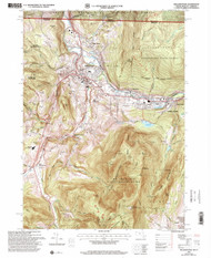 Williamstown, Massachusetts 1997 (2000) USGS Old Topo Map Reprint 7x7 MA Quad 350746