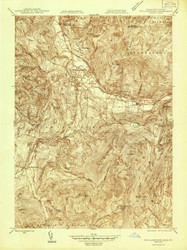 Williamstown, Massachusetts 1946 () USGS Old Topo Map Reprint 7x7 MA Quad 350749