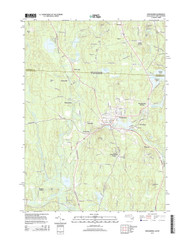 Winchendon, Massachusetts 2015 () USGS Old Topo Map Reprint 7x7 MA Quad