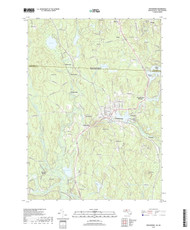 Winchendon, Massachusetts 2018 () USGS Old Topo Map Reprint 7x7 MA Quad