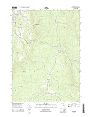 Windsor, Massachusetts 2015 () USGS Old Topo Map Reprint 7x7 MA Quad