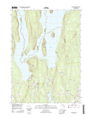 Winsor Dam, Massachusetts 2015 () USGS Old Topo Map Reprint 7x7 MA Quad