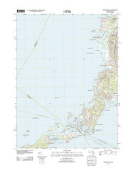 Woods Hole, Massachusetts 2012 () USGS Old Topo Map Reprint 7x7 MA Quad