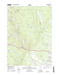Woronoco, Massachusetts 2015 () USGS Old Topo Map Reprint 7x7 MA Quad