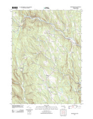 Worthington, Massachusetts 2012 () USGS Old Topo Map Reprint 7x7 MA Quad