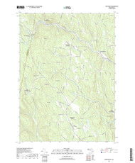 Worthington, Massachusetts 2018 () USGS Old Topo Map Reprint 7x7 MA Quad