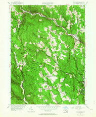 Worthington, Massachusetts 1956 (1964) USGS Old Topo Map Reprint 7x7 MA Quad 350793