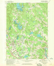 Salem Depot, New Hampshire 1968 (1970) USGS Old Topo Map Reprint 7x7 MA Quad 329771