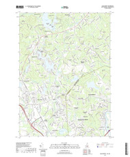 Salem Depot, New Hampshire 2018 () USGS Old Topo Map Reprint 7x7 MA Quad