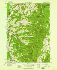 Berlin, New York 1944 (1958) USGS Old Topo Map Reprint 7x7 MA Quad 123255