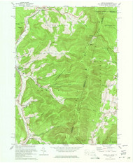 Berlin, New York 1973 (1975) USGS Old Topo Map Reprint 7x7 MA Quad 123263