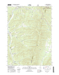 Berlin, New York 2016 () USGS Old Topo Map Reprint 7x7 MA Quad