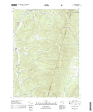 Berlin, New York 2019 () USGS Old Topo Map Reprint 7x7 MA Quad