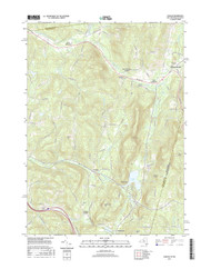 Canaan, New York 2016 () USGS Old Topo Map Reprint 7x7 MA Quad