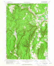 State Line, Massachusetts 1959 (1967) USGS Old Topo Map Reprint 7x7 MA Quad 139887