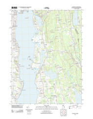 Tiverton, Rhode Island 2012 () USGS Old Topo Map Reprint 7x7 MA Quad