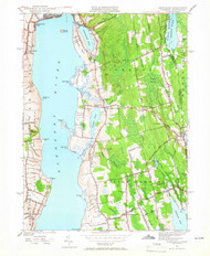 Tiverton, Rhode Island 1949 (1966) USGS Old Topo Map Reprint 7x7 MA Quad 353364