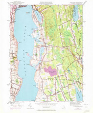 Tiverton, Rhode Island 1949 (1972) USGS Old Topo Map Reprint 7x7 MA Quad 353365