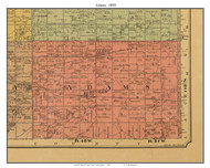 Adams, South Dakota 1899 Old Town Map Custom Print - Grant Co.