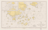 Deer Island Thoroughfare and Casco Passage 1941 - Old Map Nautical Chart AC Harbors 3 227 - Maine