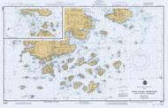 Deer Island Thoroughfare and Casco Passage 1979 - Old Map Nautical Chart AC Harbors 3 227 - Maine