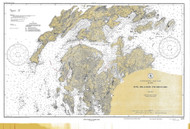 Fox Islands Thoroughfare 1929 - Old Map Nautical Chart AC Harbors 3 235 - Maine