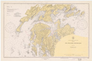 Fox Islands Thoroughfare 1940 - Old Map Nautical Chart AC Harbors 3 235 - Maine