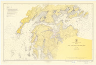 Fox Islands Thoroughfare 1951 - Old Map Nautical Chart AC Harbors 3 235 - Maine