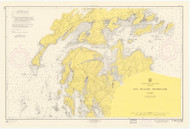 Fox Islands Thoroughfare 1956 - Old Map Nautical Chart AC Harbors 3 235 - Maine