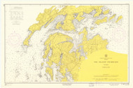 Fox Islands Thoroughfare 1961 - Old Map Nautical Chart AC Harbors 3 235 - Maine