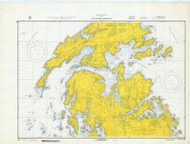 Fox Islands Thoroughfare 1969 - Old Map Nautical Chart AC Harbors 3 235 - Maine