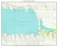 Lake McConaughy & Lake Ogallala 1971 - Custom USGS Old Topo Map - Nebraska