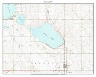 Brant Lake 1968 - Custom USGS Old Topo Map - South Dakota