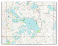 Roy Lake 1970 - Custom USGS Old Topo Map - South Dakota