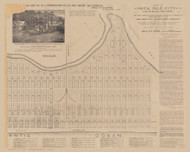 Sea Isle City 1883 Landis - Old Map Reprint - New Jersey Cities