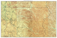 Snohomish County 1920 - Custom USGS Old Topo Map - Washington State 30 x 30