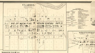 Clarion Village - Clarion Township, Pennsylvania 1865 Old Town Map Custom Print - Clarion Co. (BW)