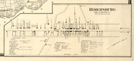 Toby & Rimersburg Villages - Madison Township, Pennsylvania 1865 Old Town Map Custom Print - Clarion Co. (BW)