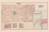 Gorham, Ohio 1888 - Old Town Map Reprint - Fulton Atlas 8