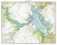Abiquiu Lake 1995 - Custom USGS Old Topo Map - New Mexico -