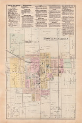 Bowling Green, Ohio 1886 - Wood Co. 7