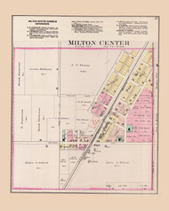 Milton Center, Ohio 1886 - Wood Co. 22