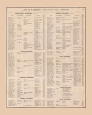 List of Patrons, Ohio 1886 - Wood Co. 39