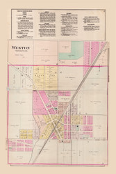 Weston, Ohio 1886 - Wood Co. 40