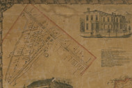 Ilion Village,German Flatts New York 1859 Old Town Map Custom Print - Herkimer Co.
