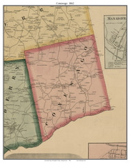 Conewago, Pennsylvania 1862 Old Town Map Custom Print - Dauphin Co.